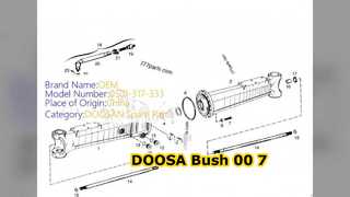 DOOSA 掘削機ブッシュ 00-7- 部品