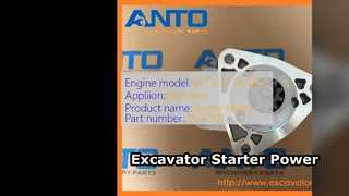 掘削機スターターモーター 6CT 8.3L