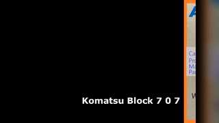 コマツ 掘削機ブロック 7-0-7 PC70-8