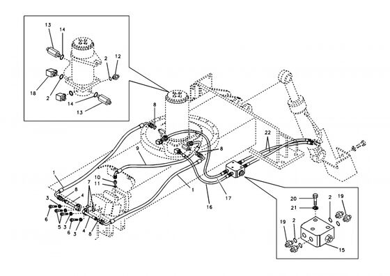 VOE948700 Oリング掘削機用スペアパーツ ヴォルボ EC140B EC160B EC160C EC160D EC180B