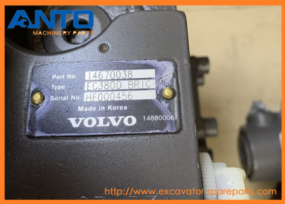 VOE14670038 14670038主要な制御弁のボルボEC380Dの掘削機弁