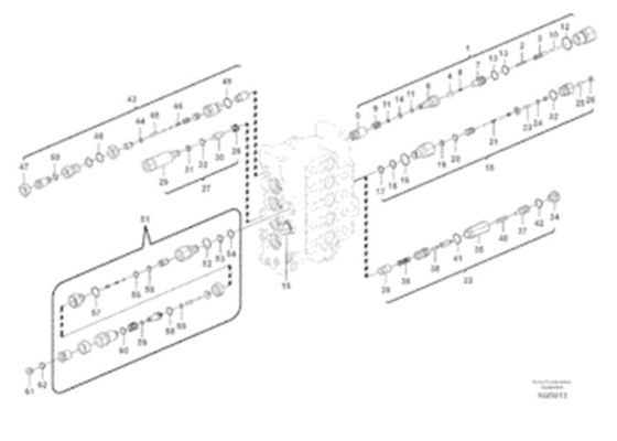 VOE14543998 14543998安全弁のボルボの掘削機EC210B