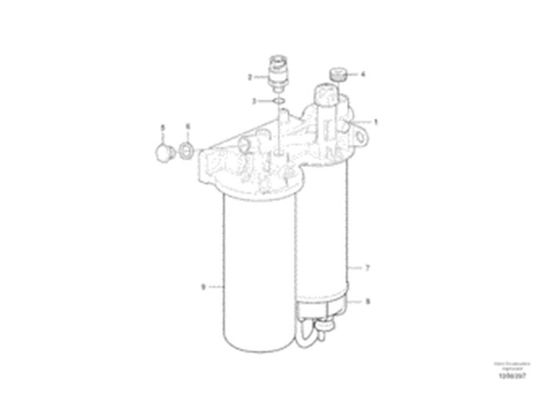 ボルボの掘削機EC140C EC210CのためのVOE11110683 11110683燃料フィルター